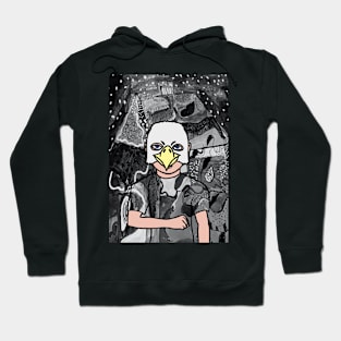 Unveil NFT Character - MaleMask Mystery Night with Animal Eyes on TeePublic: sminem Edition Hoodie